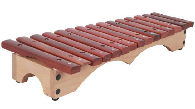 15-Note Wooden Key Bridge-shaped Xylophone