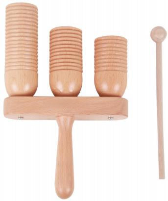 Threaded Triple Tone Wood Block