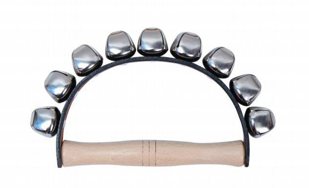 5-Bell Leather Hand Bells