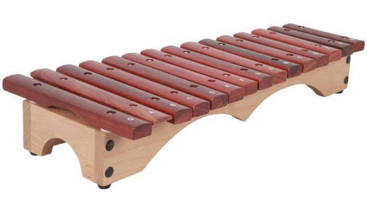 15-Note Wooden Key Bridge-shaped Xylophone