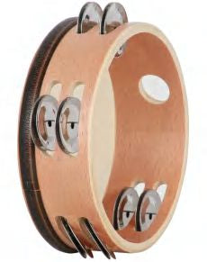6-inch Double Row Jingles Tambourine